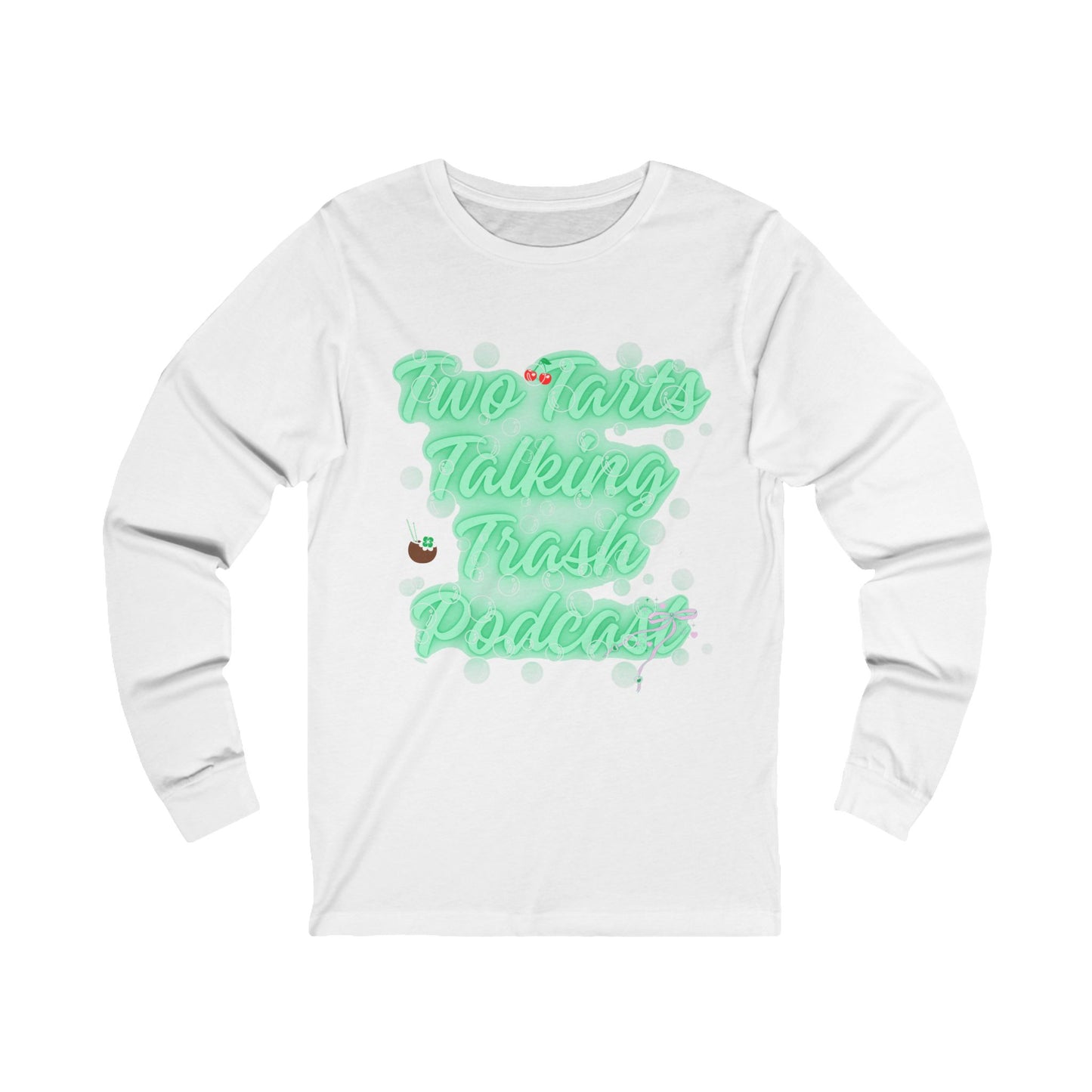 Two Tarts Green Bubble Unisex Jersey Long Sleeve Tee