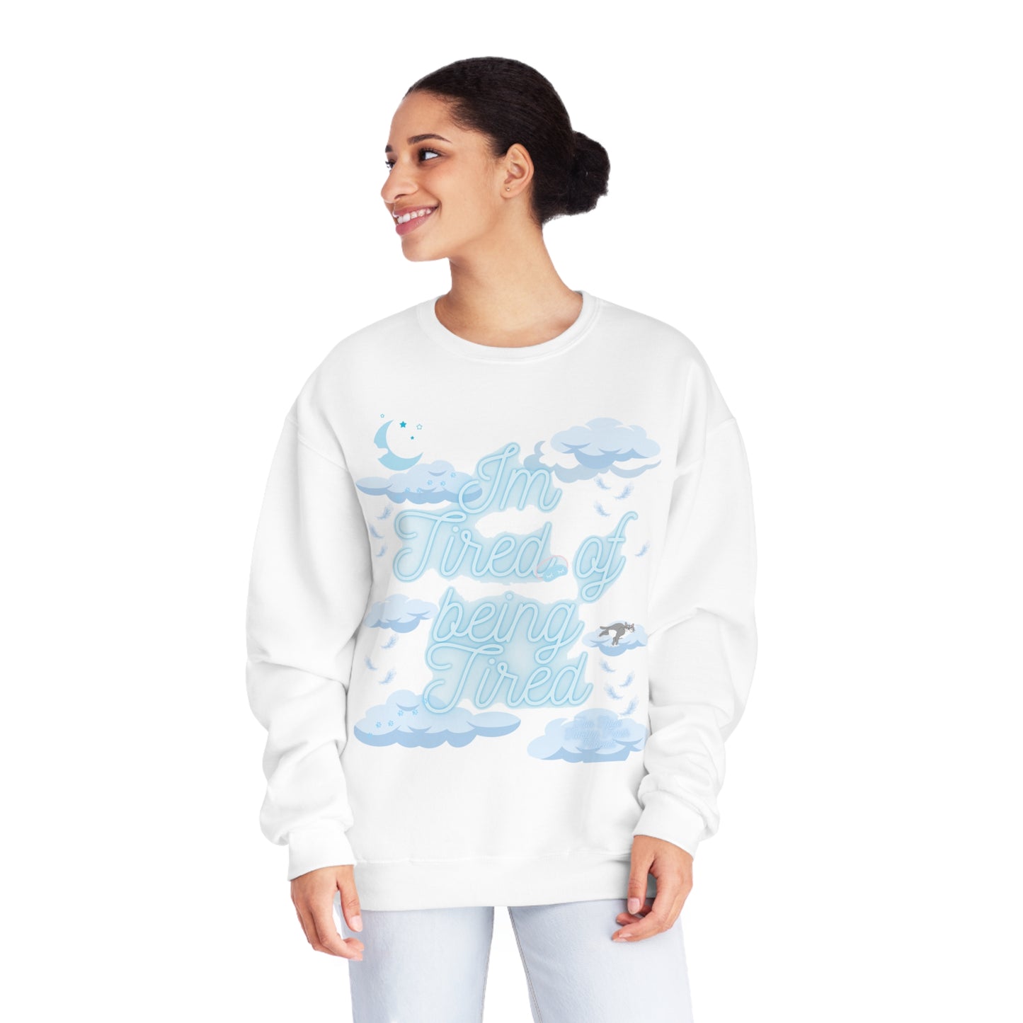 Two Tarts Tired Unisex Crewneck Sweatshirt