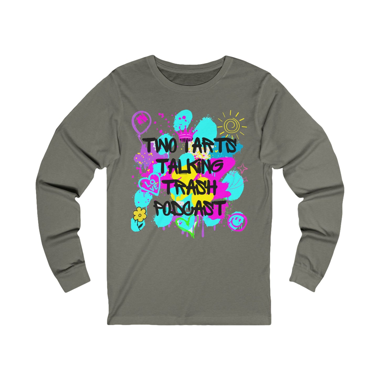 Two Tarts Graffiti Unisex Jersey Long Sleeve Tee