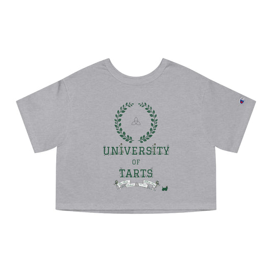 Two Tarts University Champion Women's Heritage Cropped T-Shirt