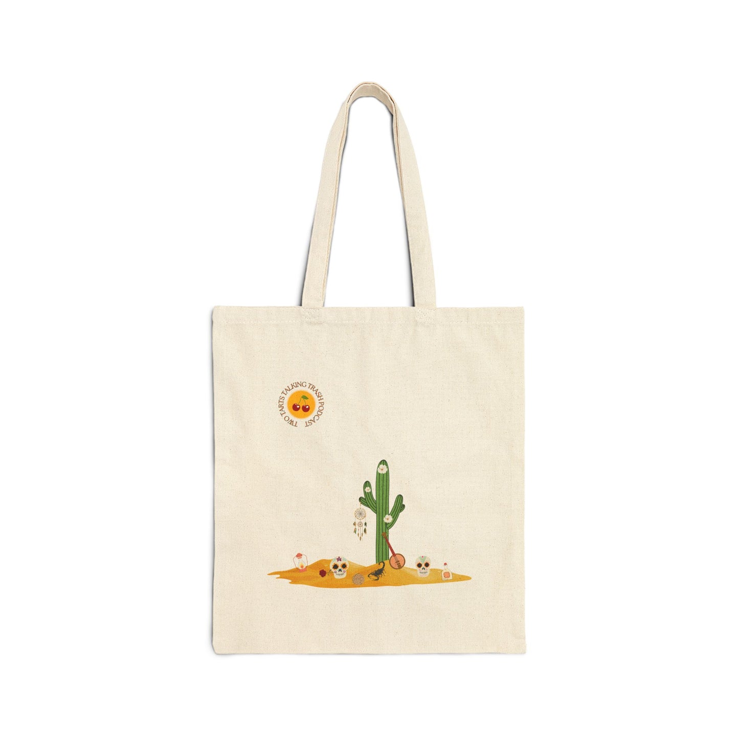 Tarts Desert Cotton Canvas Tote Bag