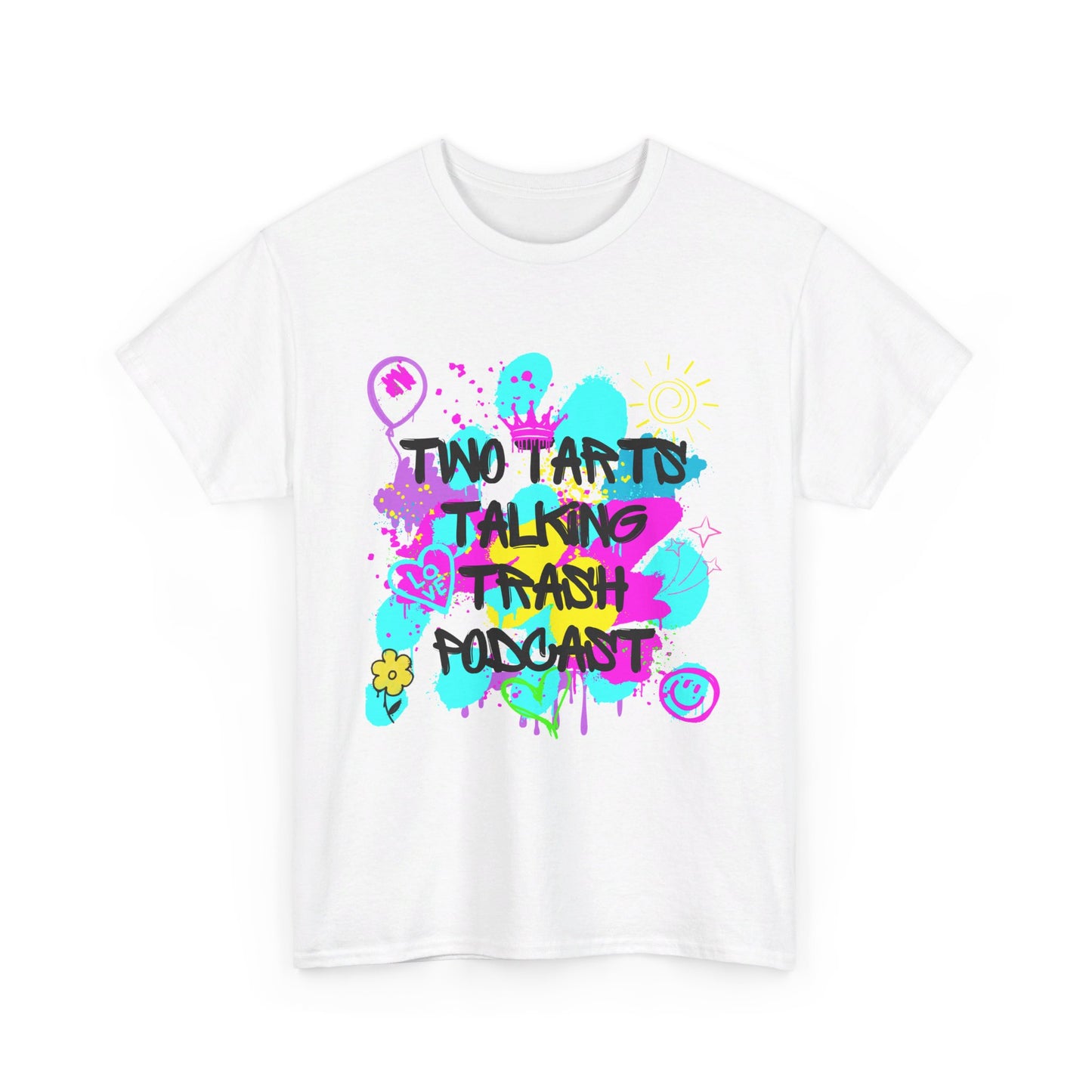 Two Tarts Graffiti Unisex Heavy Cotton Tee