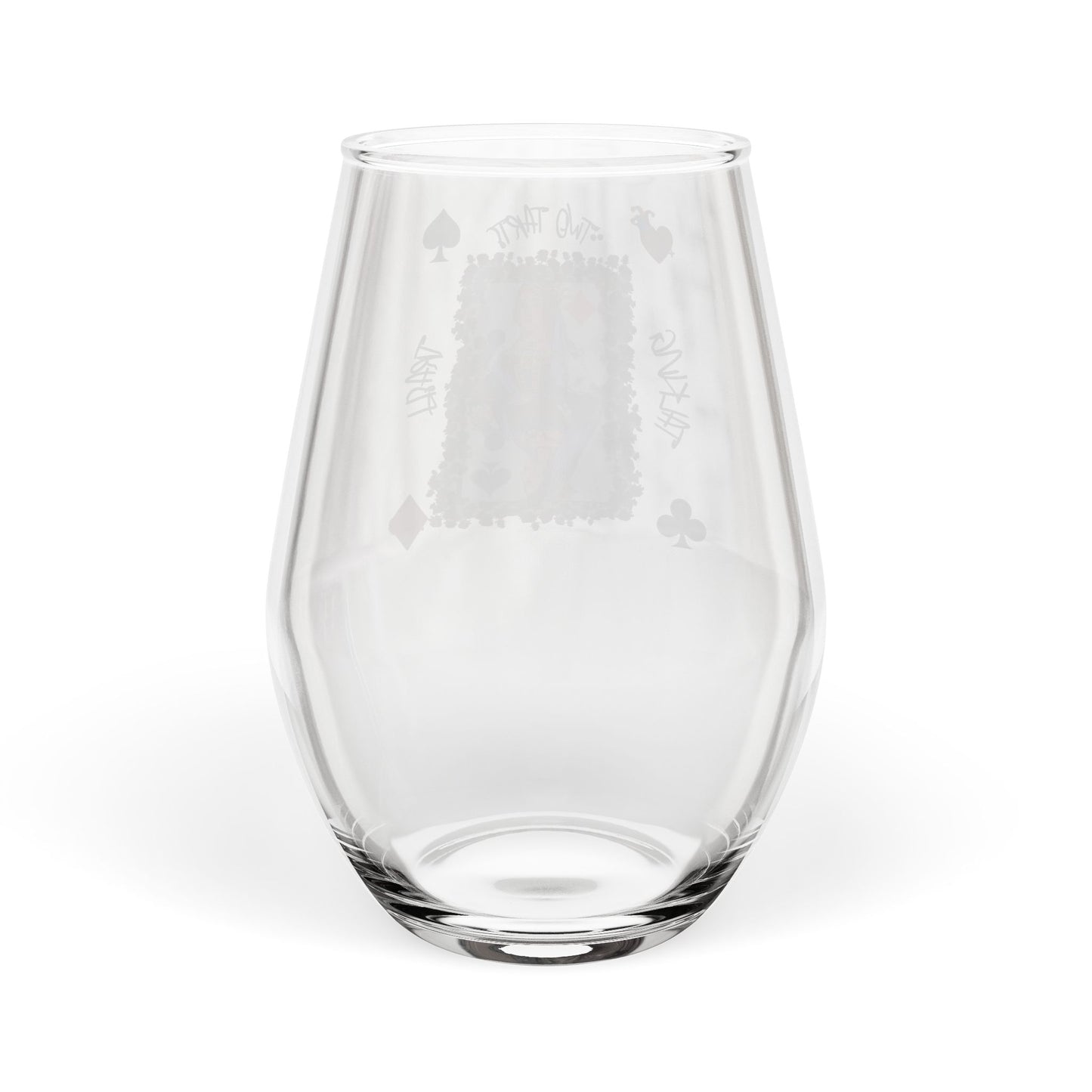 Two Tarts Queen Stemless Wine Glass, 11.75oz