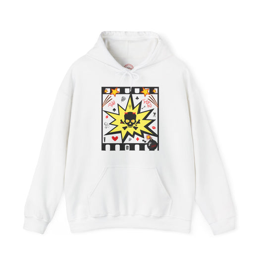 Skull Comic Unisex Hooded Sweatshirt