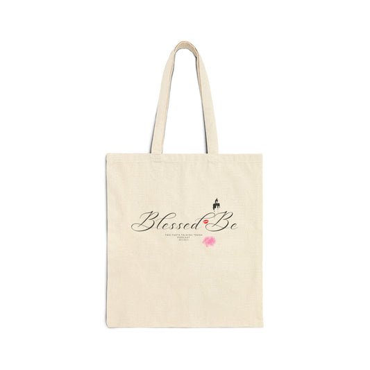 Two Tarts Blessed Be Cotton Canvas Tote Bag