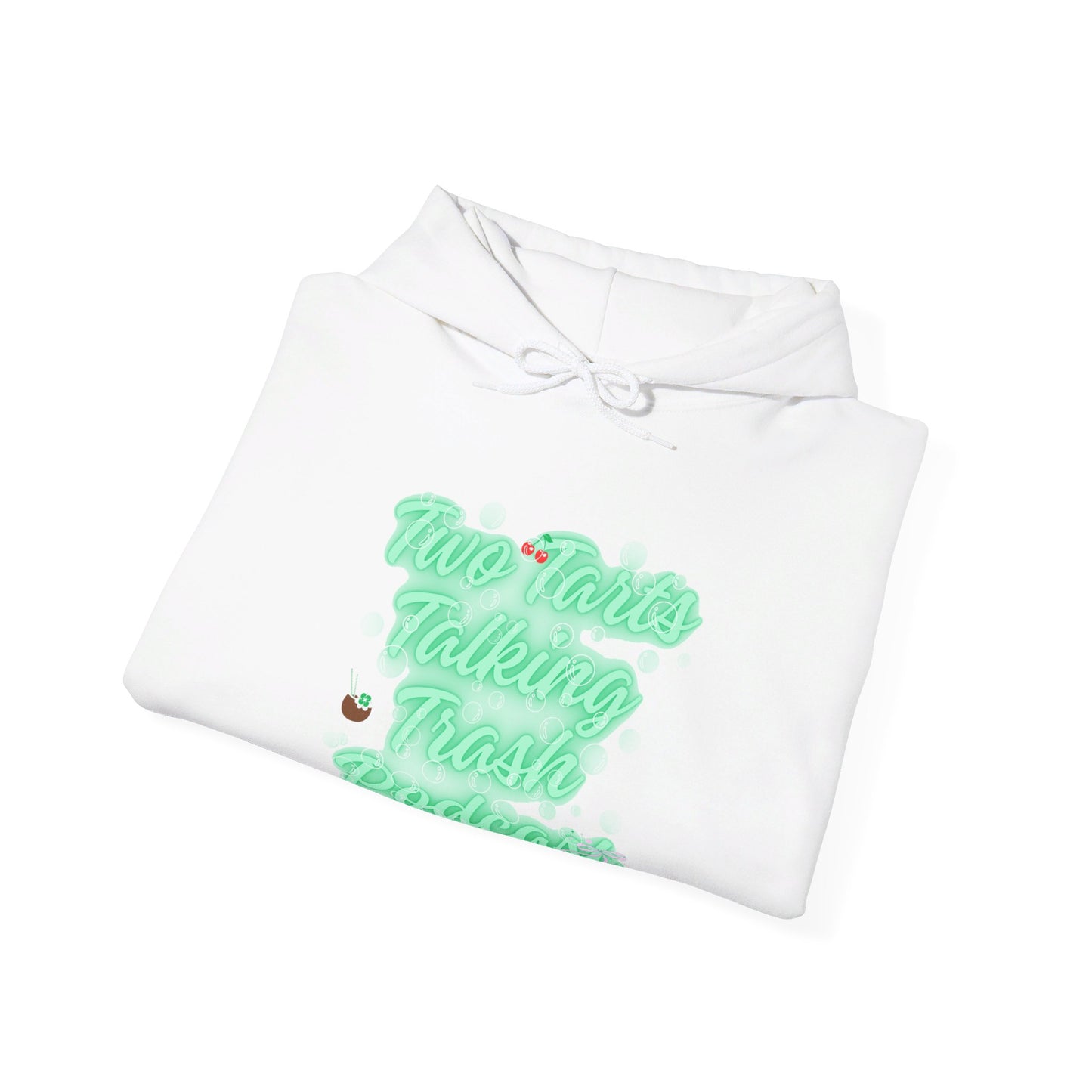 Two Tarts Green Bubble Unisex Hooded Sweatshirt