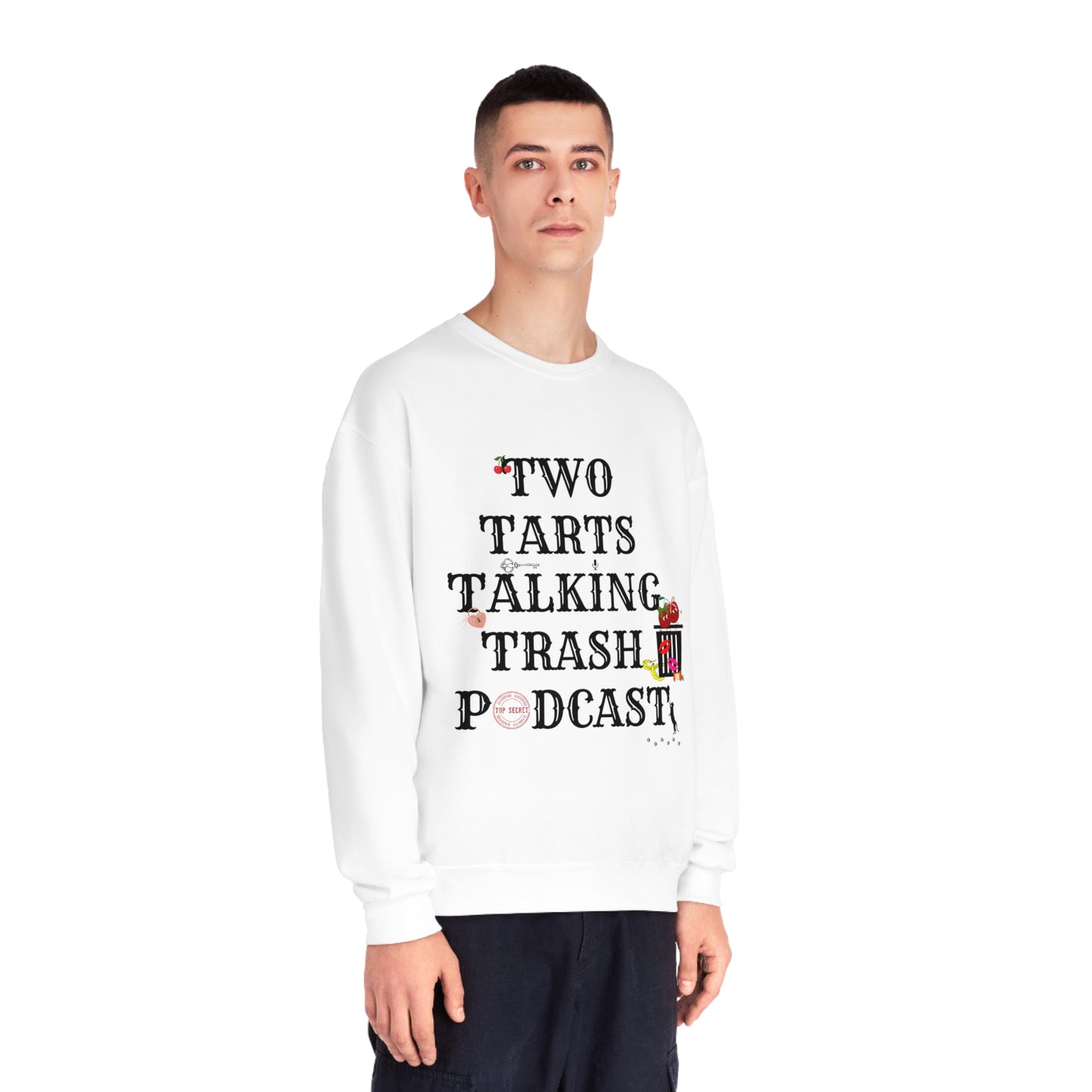 Two Tarts Cherries Unisex Crewneck Sweatshirt