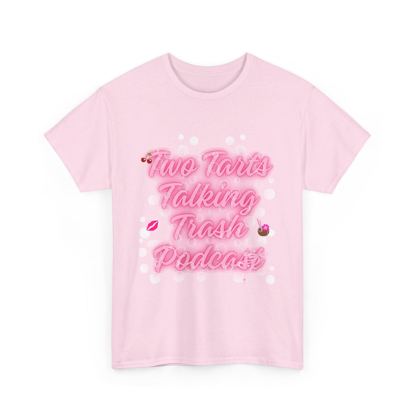 Two Tarts Pink Bubble Unisex Heavy Cotton Tee