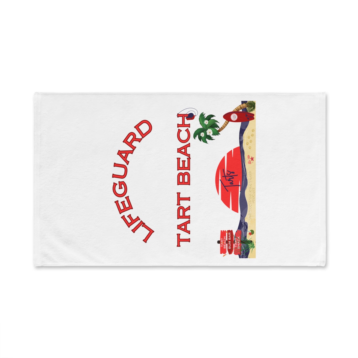 Two Tarts Lifeguard Hand Towel