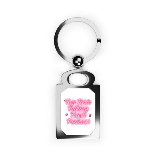 Two Tarts Bubble Pink Photo Keyring