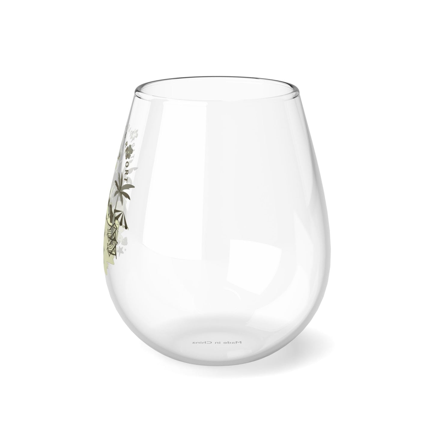 Two Tarts Beach Stemless Wine Glass, 11.75oz