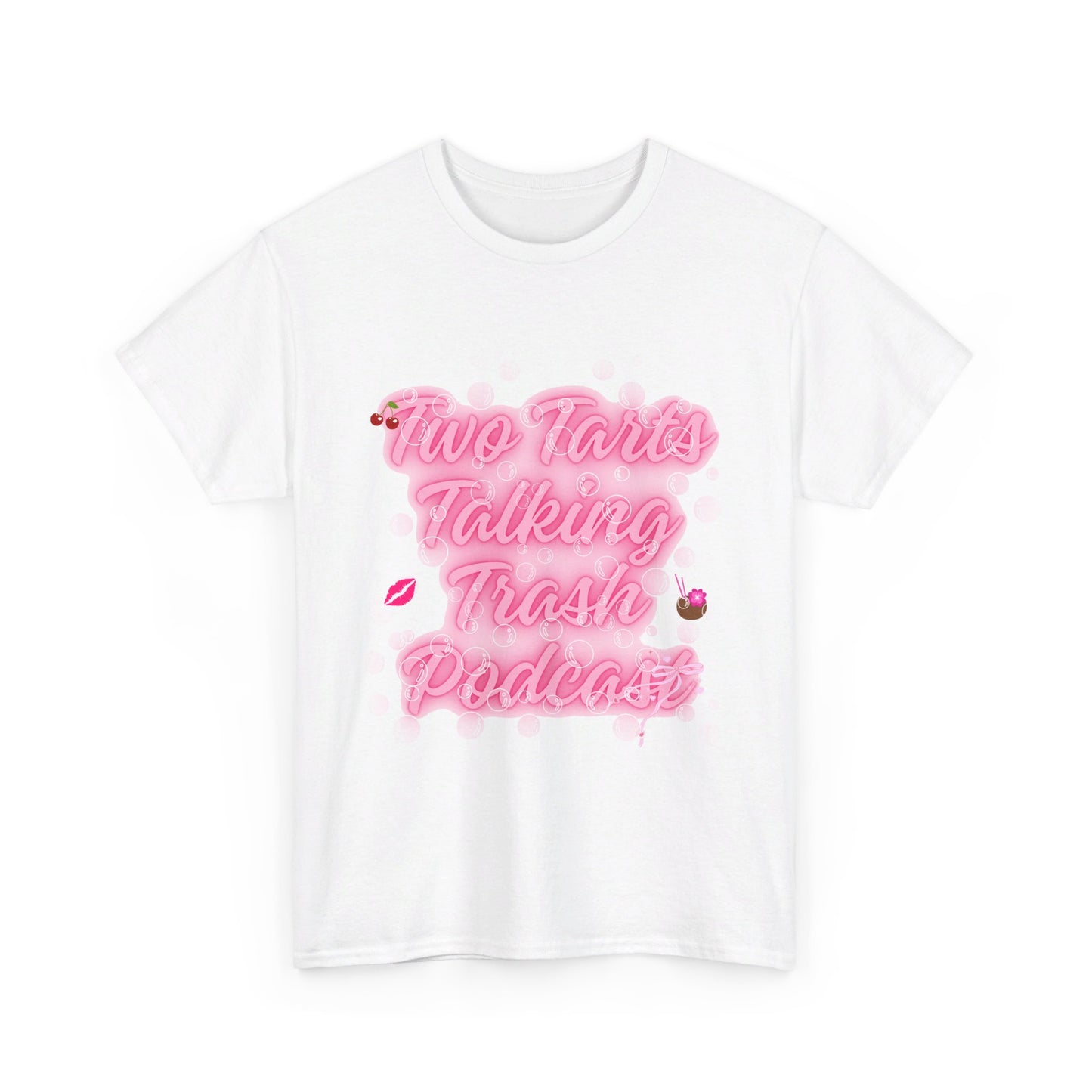 Two Tarts Pink Bubble Unisex Heavy Cotton Tee