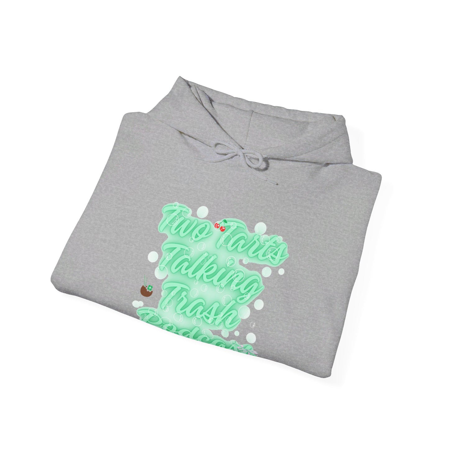 Two Tarts Green Bubble Unisex Hooded Sweatshirt