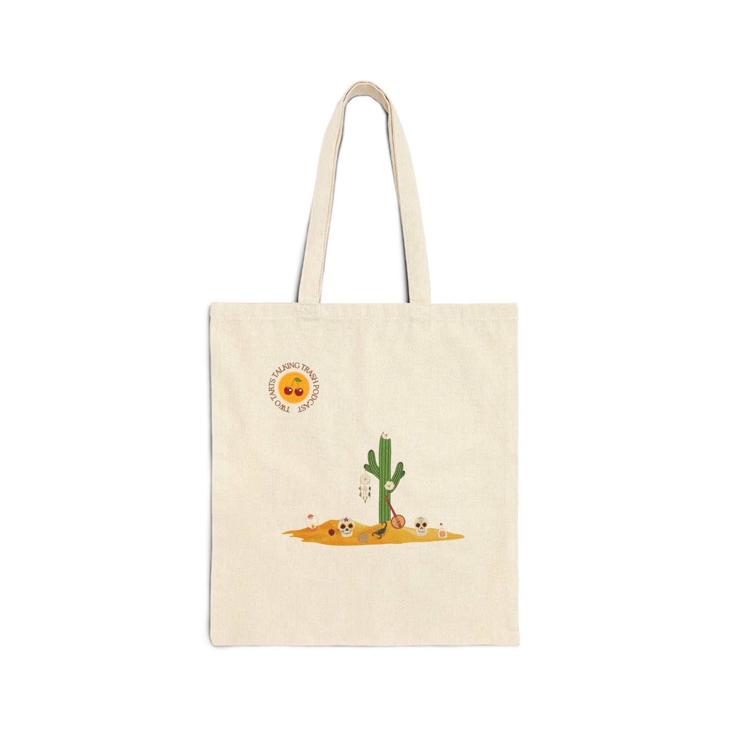 Two Tarts Desert Cotton Canvas Tote Bag