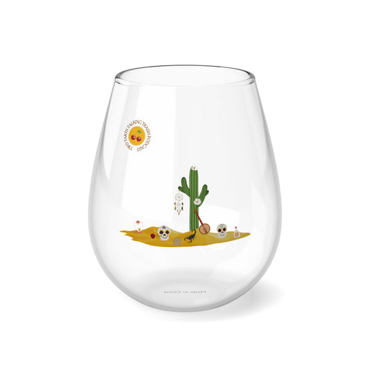 Two Tarts Desert Stemless Wine Glass, 11.75oz