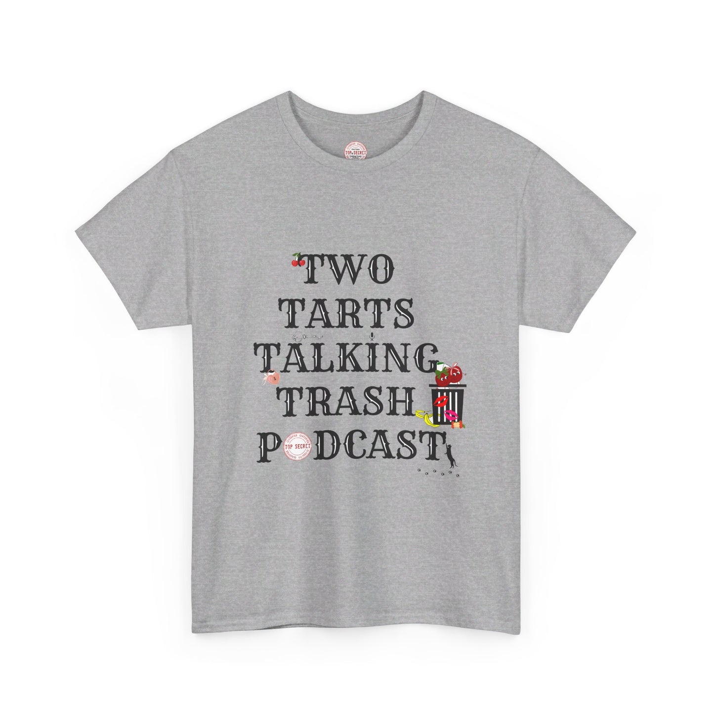 Two Tarts Cherries Unisex Heavy Cotton Tee