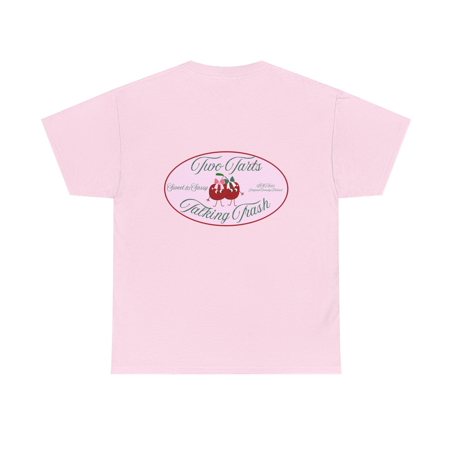 Two Tarts Pink Bubble Unisex Heavy Cotton Tee