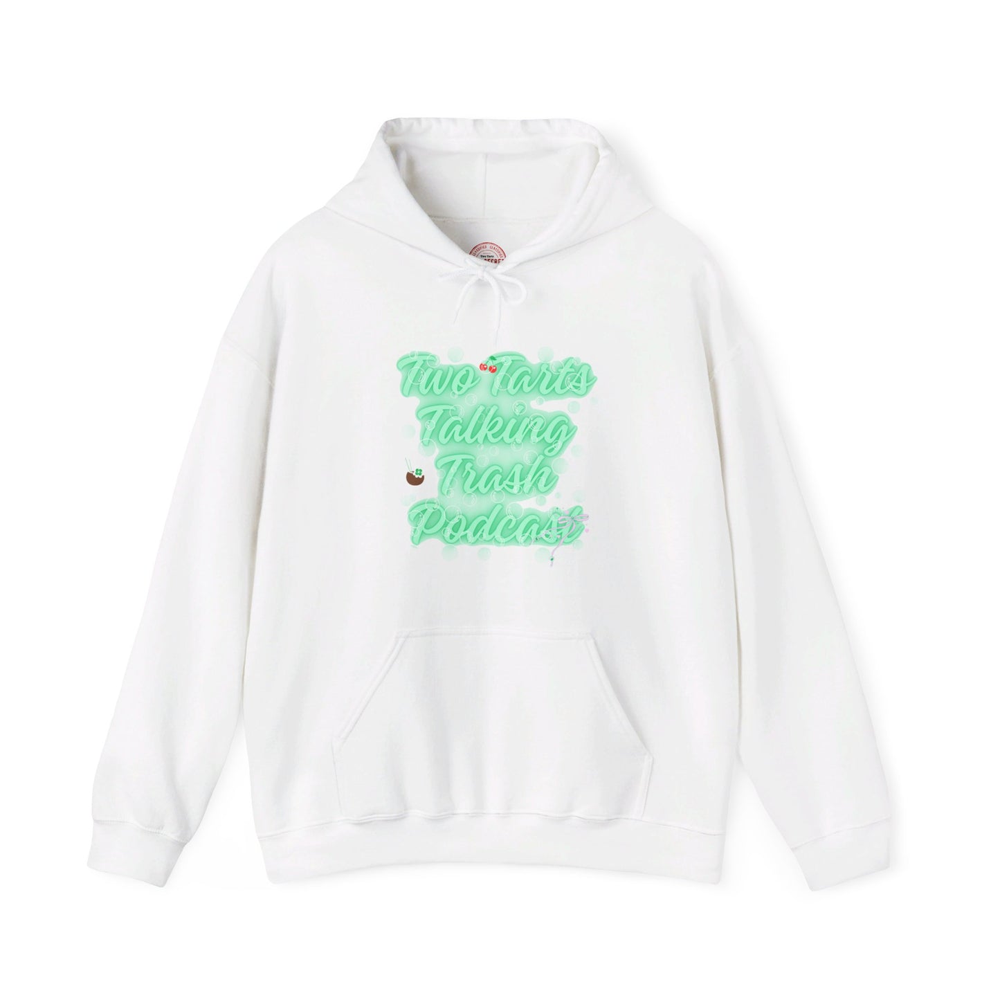 Two Tarts Green Bubble Unisex Hooded Sweatshirt