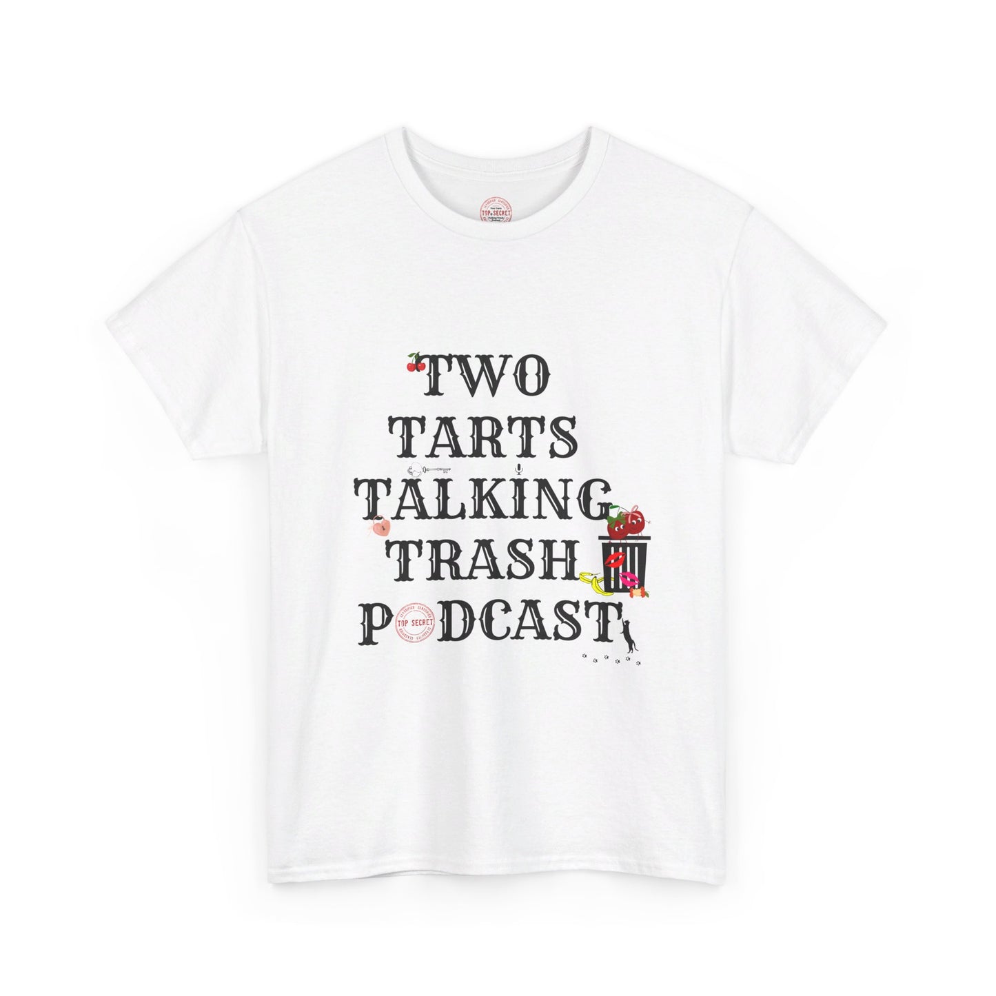 Two Tarts Cherries Unisex Heavy Cotton Tee