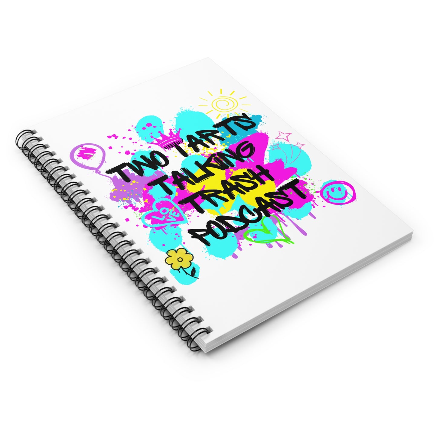 Two Tart Graffiti Spiral Notebook - Ruled Line