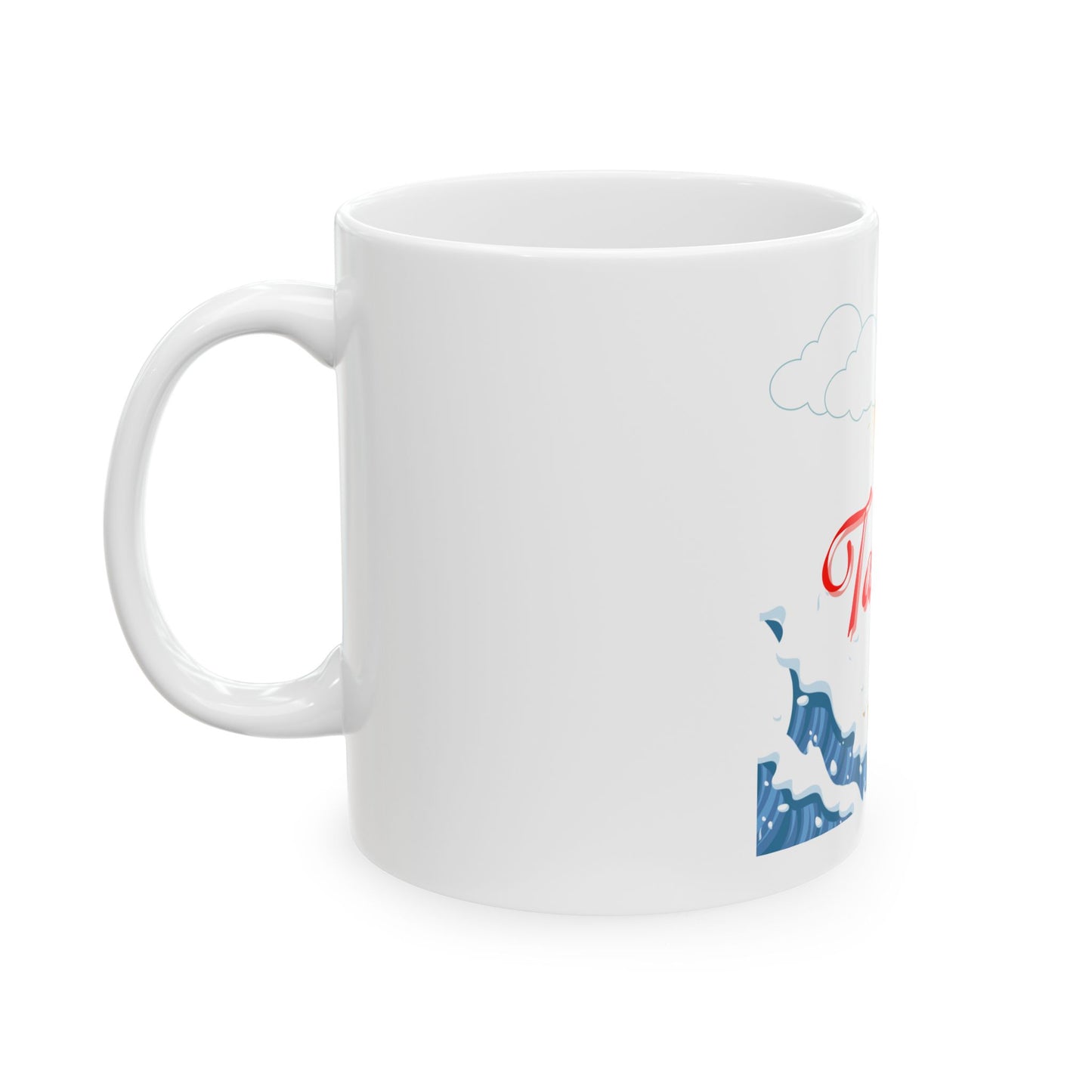 Two Tarts Beach Life Ceramic Mug, (11oz, 15oz)