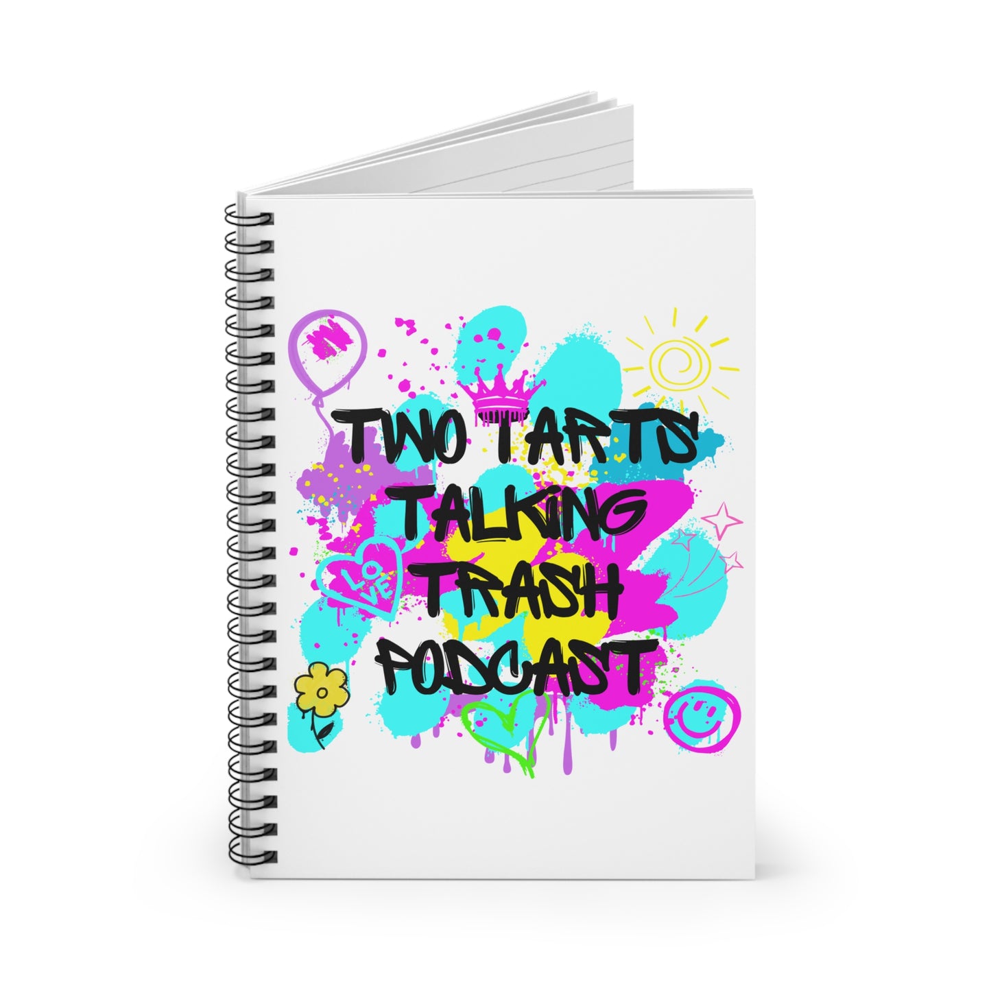 Two Tart Graffiti Spiral Notebook - Ruled Line