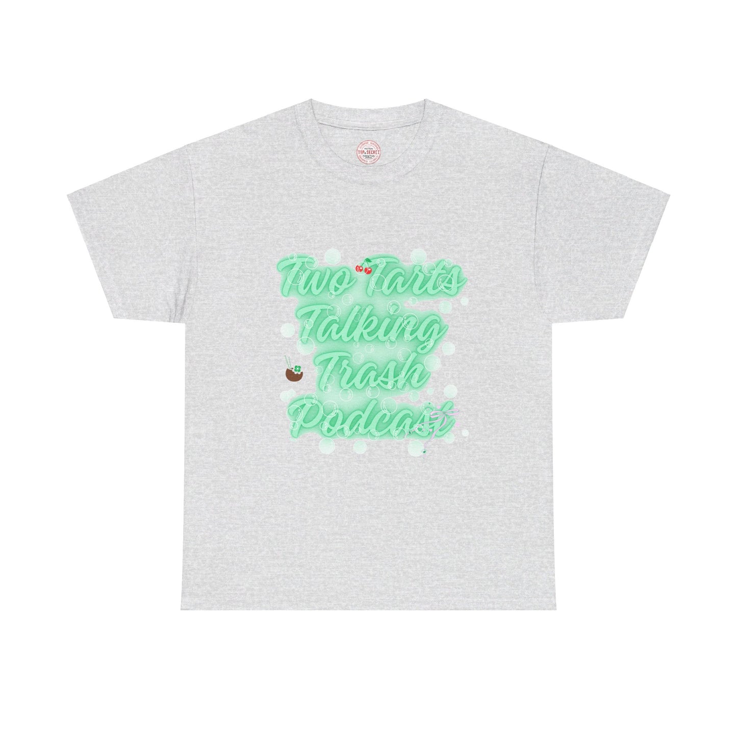 Two Tarts Green Bubble Unisex Heavy Cotton Tee