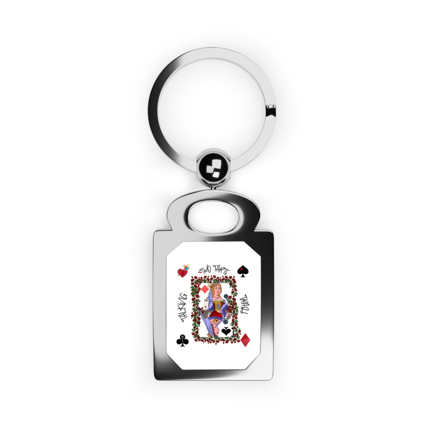 Two Tarts Queen Photo Keyring