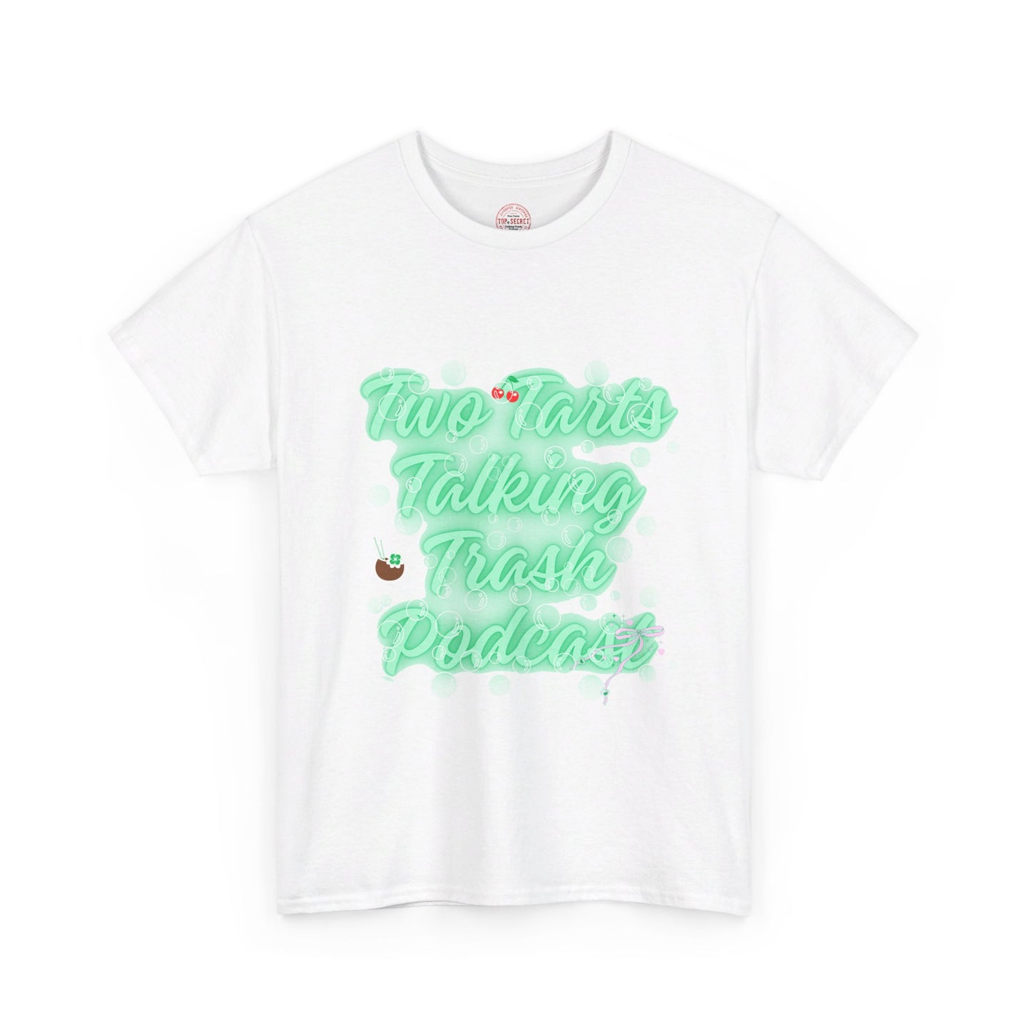 Two Tarts Green Bubble Unisex Heavy Cotton Tee