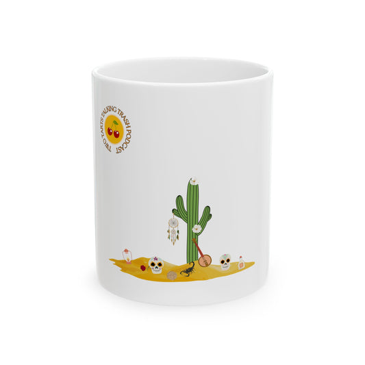 Two Tarts Desert Ceramic Mug, (11oz, 15oz)