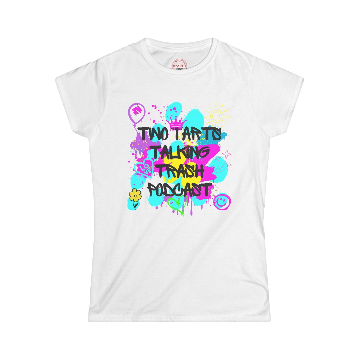 Two Tarts Graffiti Women's Softstyle Tee