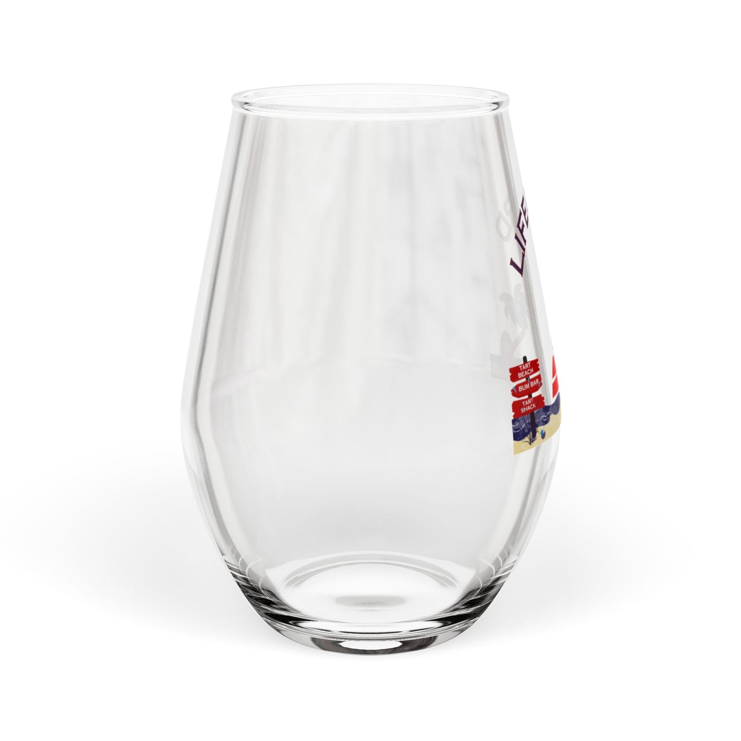 Two Tarts Lifeguard Stemless Wine Glass, 11.75oz