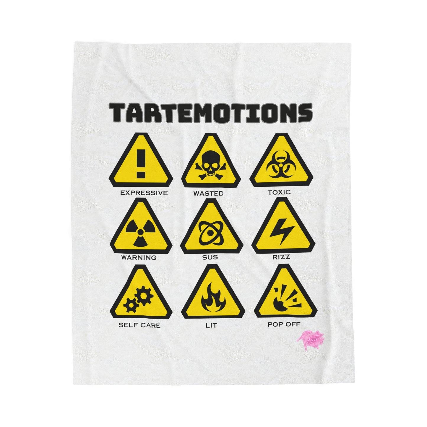 Two Tarts Tartemotions Velveteen Plush Blanket