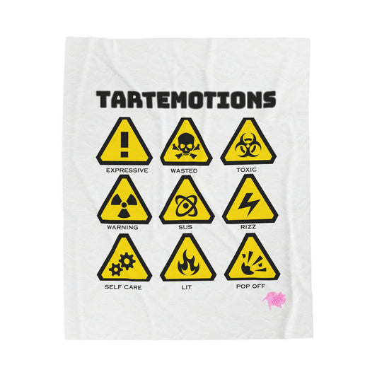 Two Tarts Tartemotions Velveteen Plush Blanket