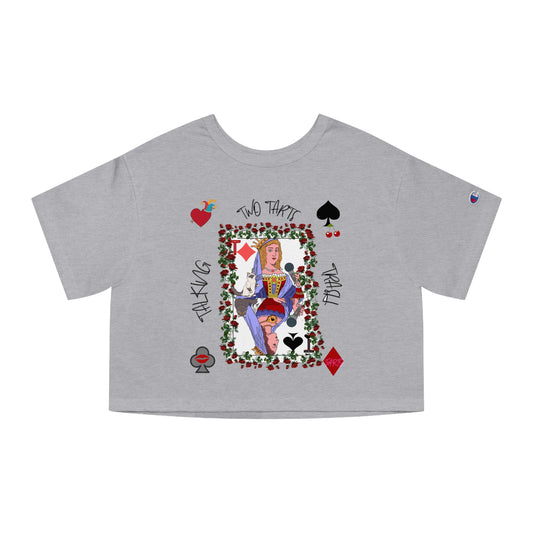 Two Tarts Queen Cropped T-Shirt