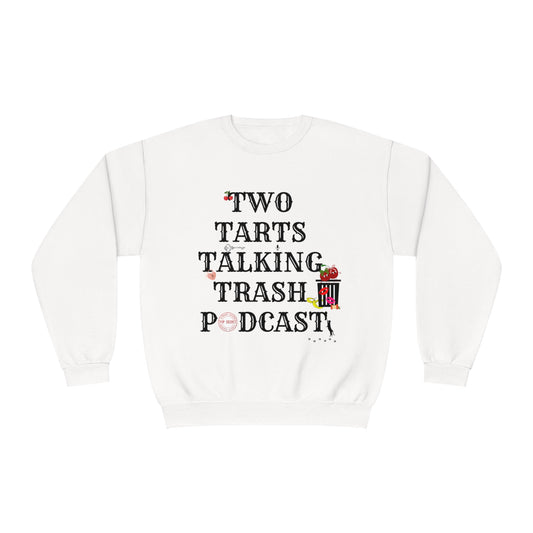Two Tarts Talking Trash Podcast Cherries Unisex NuBlend® Crewneck Sweatshirt
