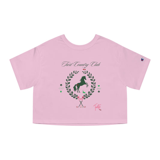 Two Tarts Country Club Heritage Cropped T-Shirt