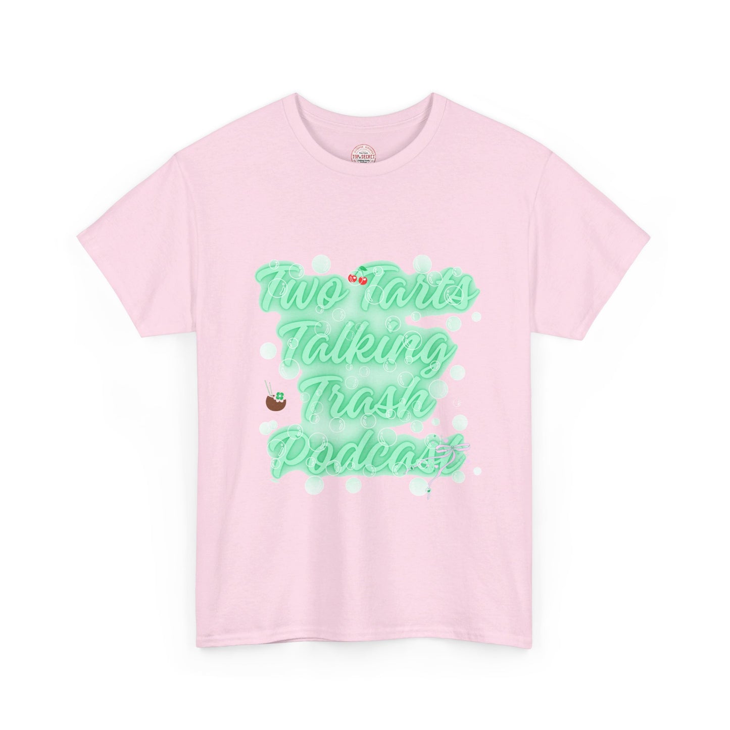 Two Tarts Green Bubble Unisex Heavy Cotton Tee