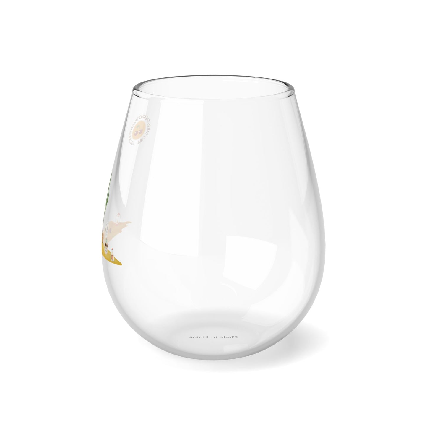 Two Tarts Desert Stemless Wine Glass, 11.75oz