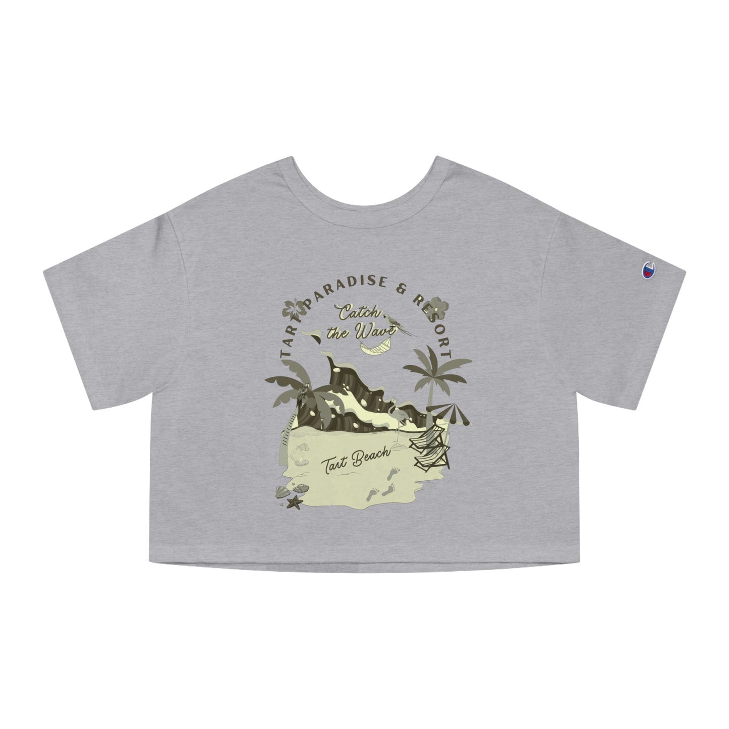 Two Tarts Beach Cropped T-Shirt