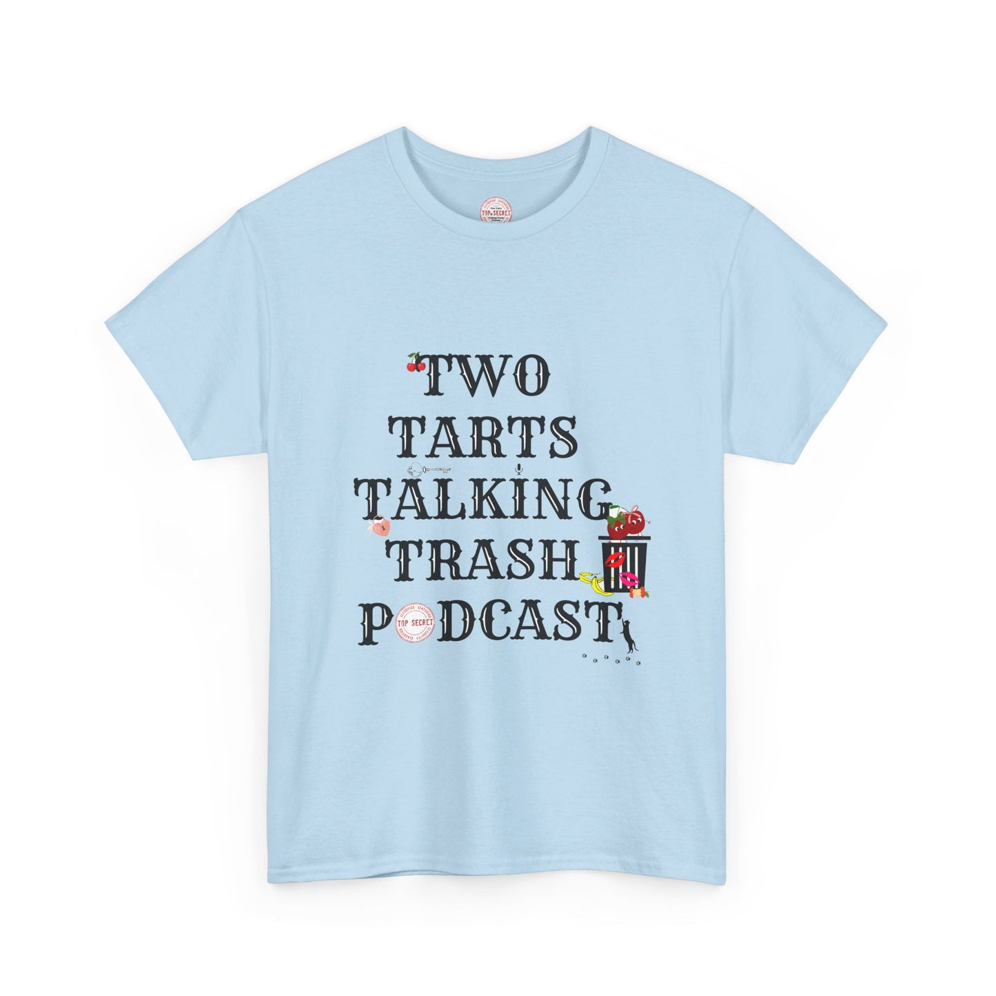 Two Tarts Cherries Unisex Heavy Cotton Tee