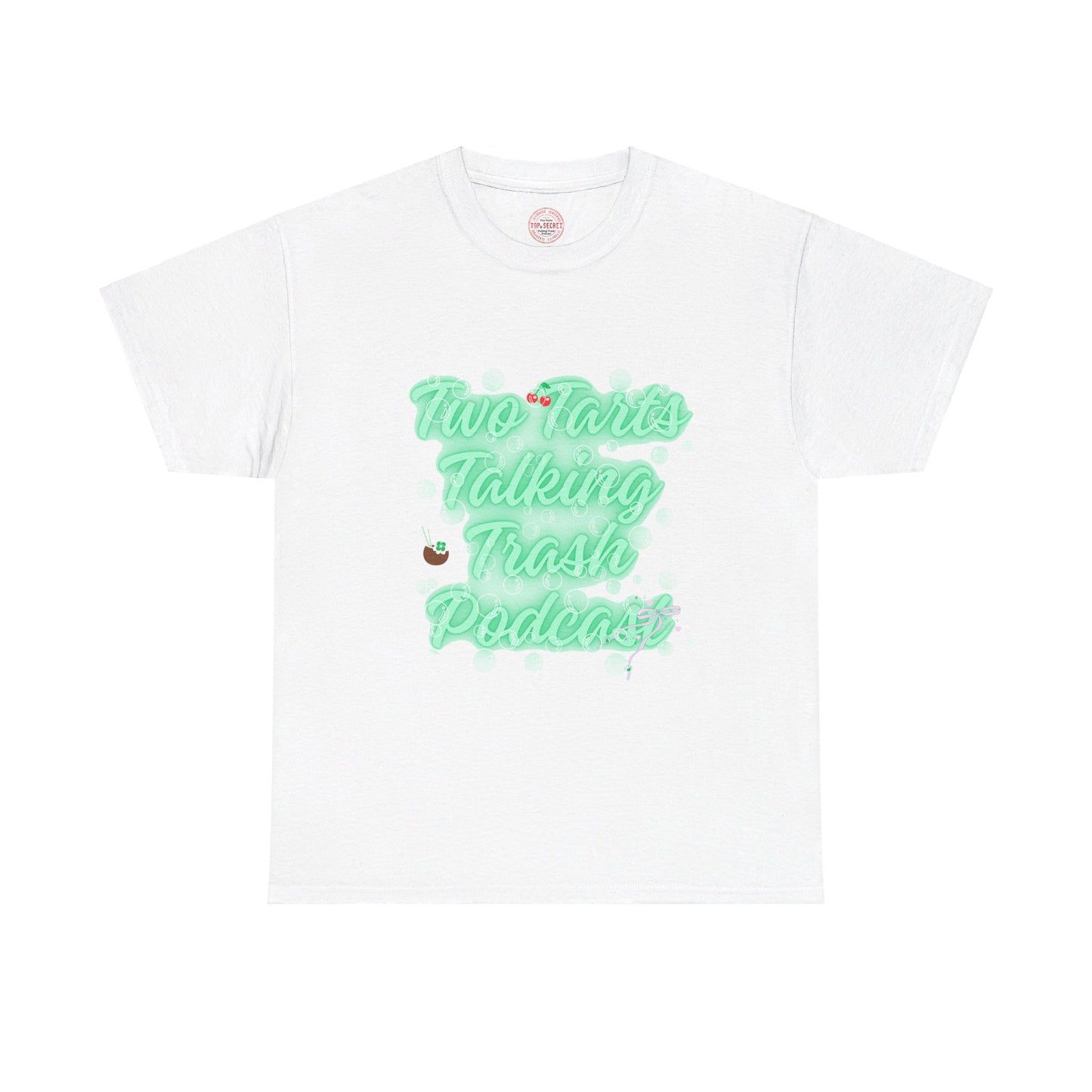 Two Tarts Green Bubble Unisex Heavy Cotton Tee