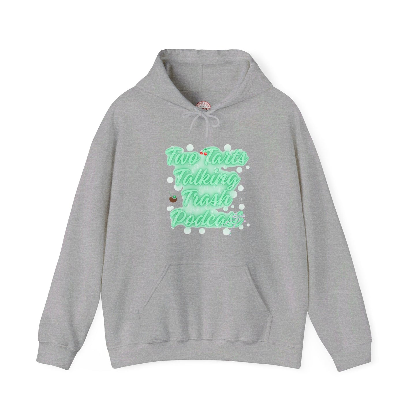 Two Tarts Green Bubble Unisex Hooded Sweatshirt