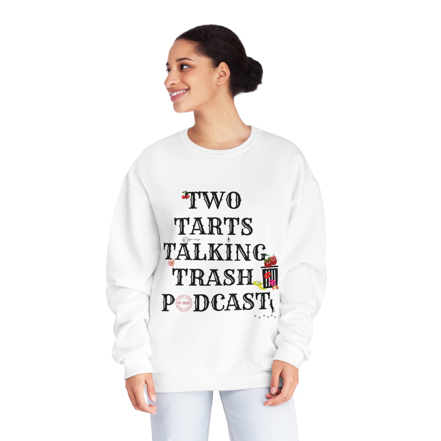 Two Tarts Cherries Unisex Crewneck Sweatshirt