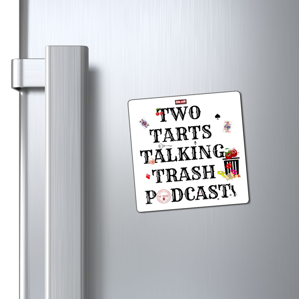 Two Tarts Talking Trash Cherries Magnets