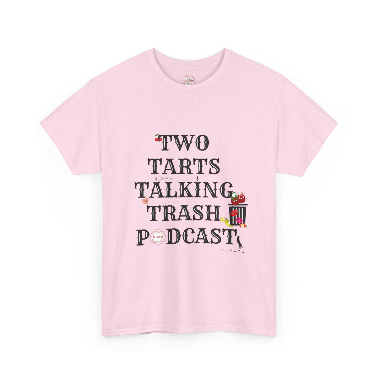 Two Tarts Cherries Unisex Heavy Cotton Tee