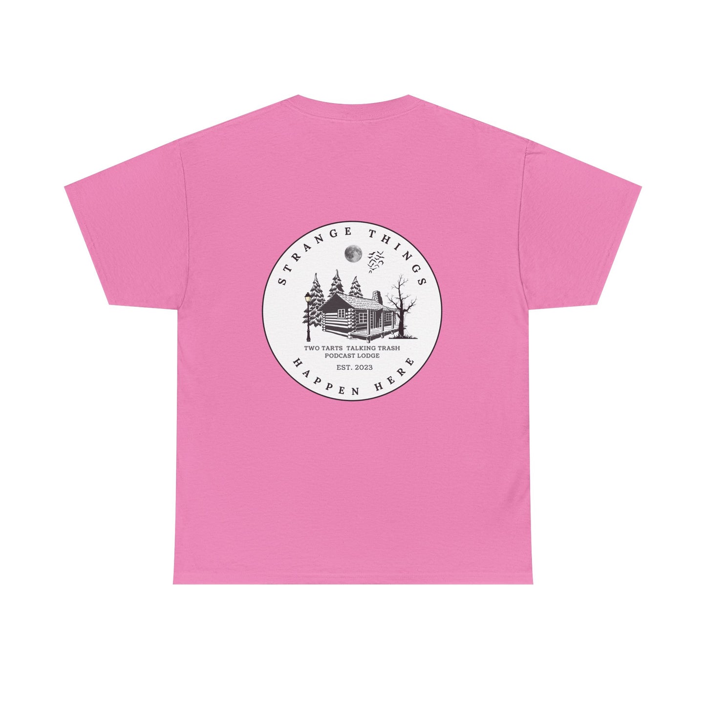 Strange Things Happen Here Unisex Heavy Cotton Tee