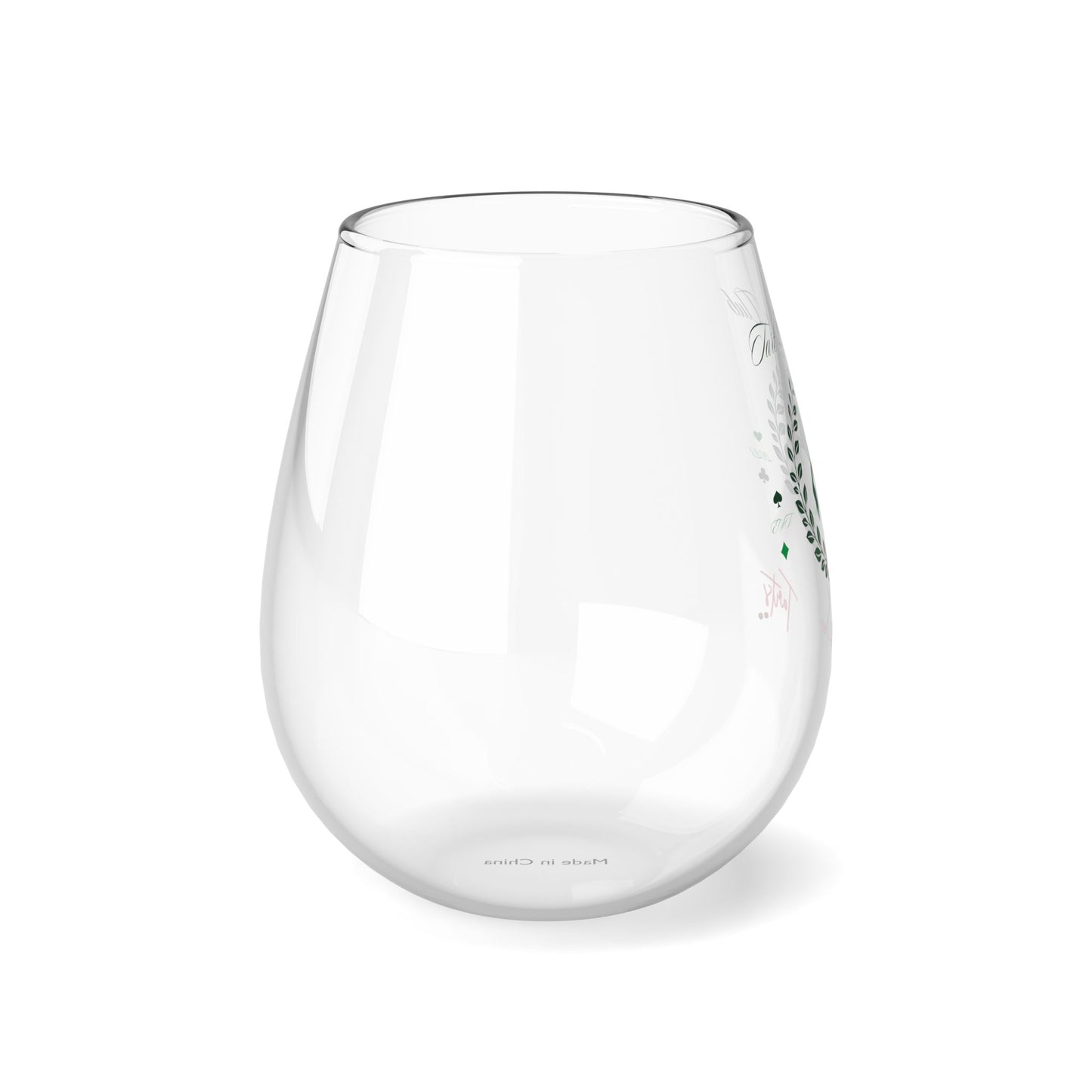 Two Tarts Country Club Stemless Wine Glass, 11.75oz