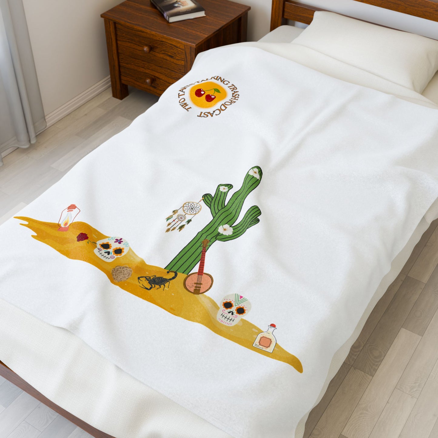 Tarts Desert Velveteen Plush Blanket