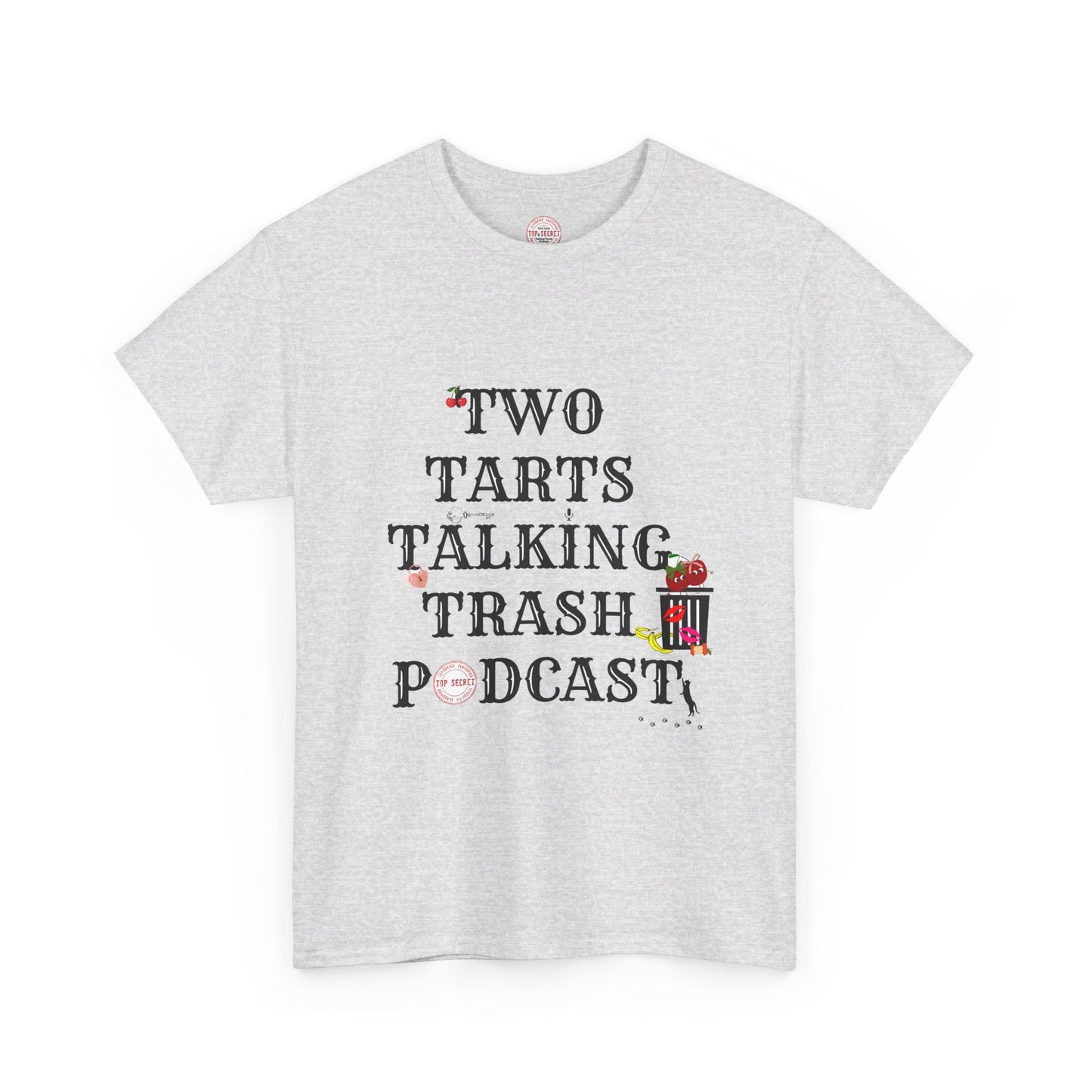 Two Tarts Cherries Unisex Heavy Cotton Tee